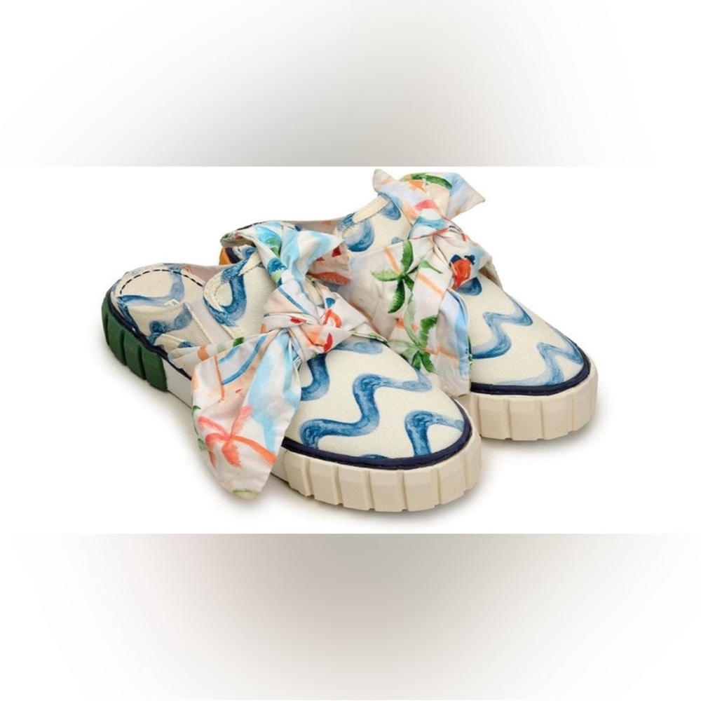 Farm Rio Copacabana Mule Sneaker With Bow NEW - Picture 6 of 16